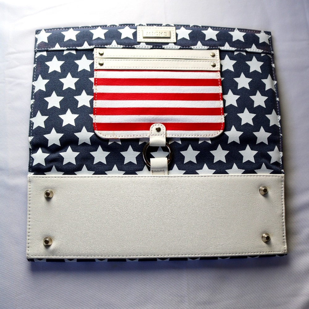 NEW Miche Betsy Classic (Shell ONLY) Stars and Stripes American USA Purse Bag
